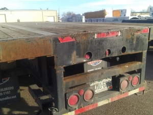 Rebuilt and Reinforced the Rear End of a Flatbed Trailer to Transport a Donkey Forklift in Denver, CO