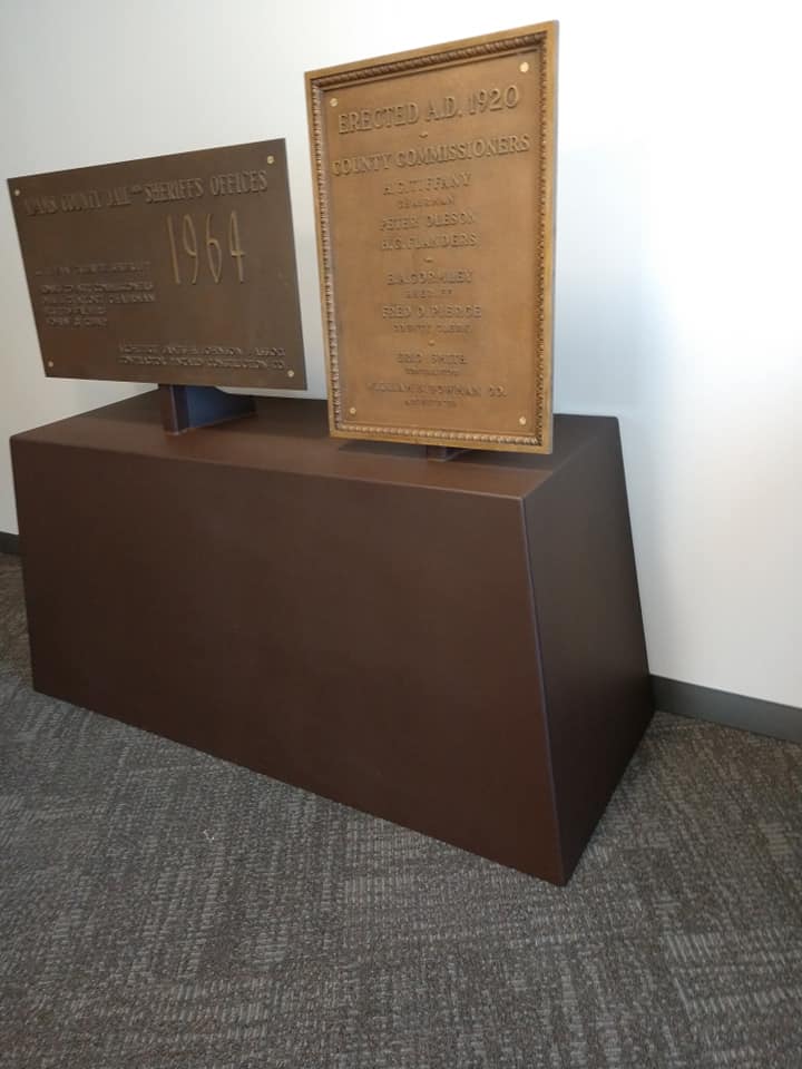 Welded a Pedestal Stand for the Adams County Sheriffs Office