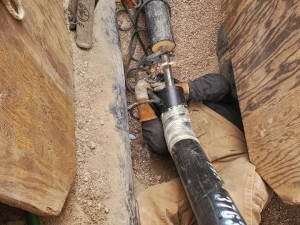 X-ray Quality Condensate Line Repair Job